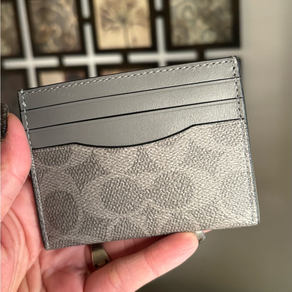 Authentic Coach 1941 signature calf signature leather Card Holder